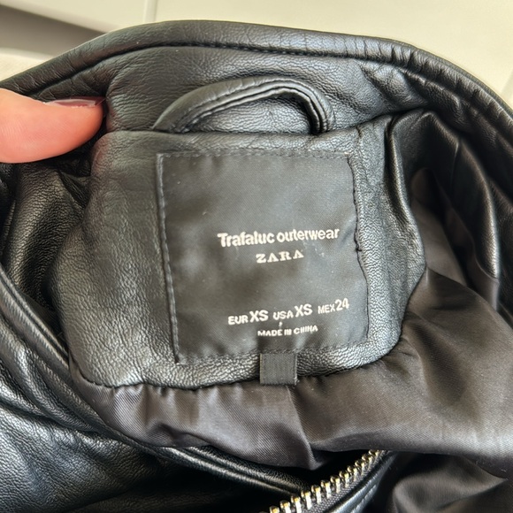 Zara Leather Jacket - Picture 6 of 7
